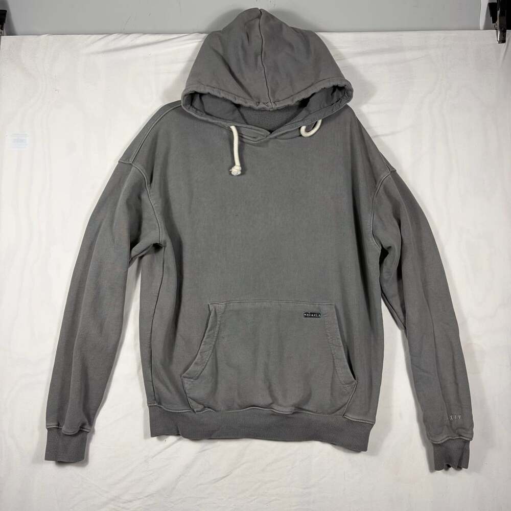 YoungLA Hoodie Size S Gray Pullover Sweatshirt